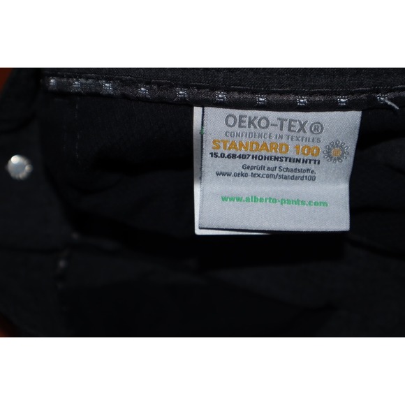 Alberto Ceramica Pants Men 34x34 Stone Gray Modern Fit Straight 31" EUC German - Picture 8 of 9